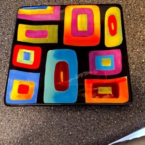 Naylor Designs geometric funky plate